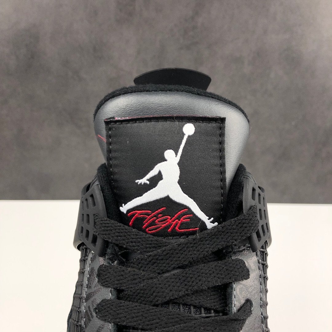 Jordan 4 Retro Laser Black Gum