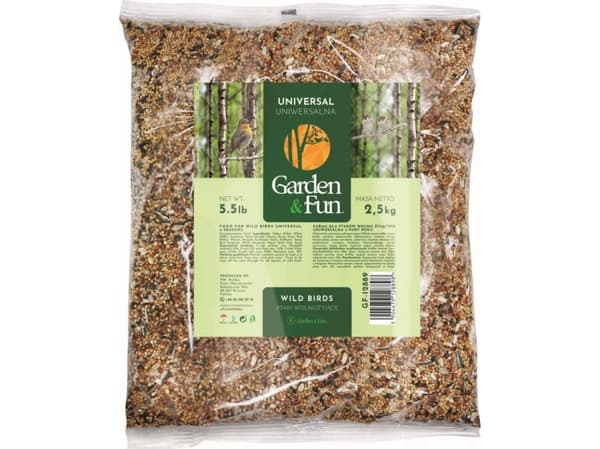 Garden&Fun Universalfôr for frittlevende fugler - 4 årstider, 2,5 kg