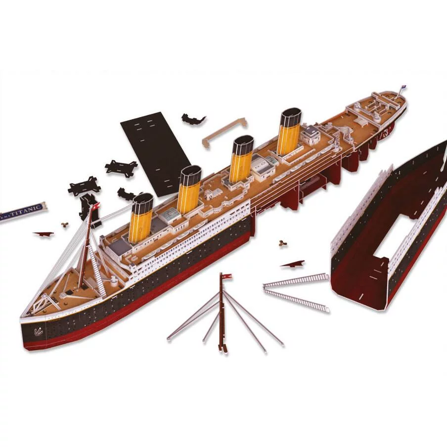 PUZZLE 3D - RMS TITANIC LED  266 PIECES