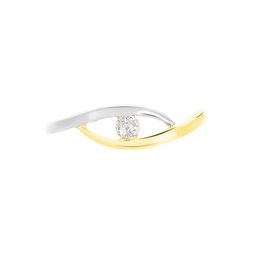 Bague Nohane Or Bicolore Diamant