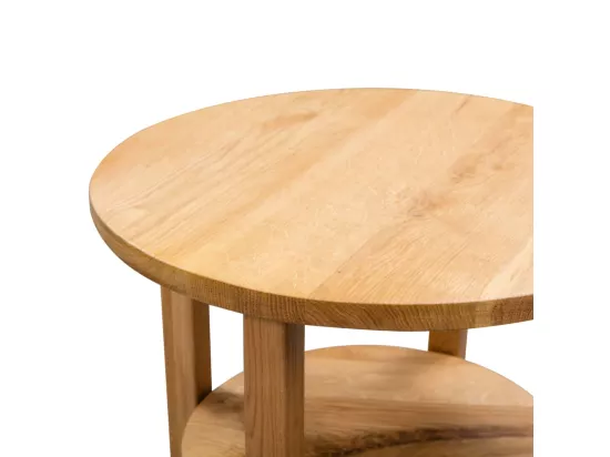 Table d'appoint 40 x 50 cm Bois de chêne massif