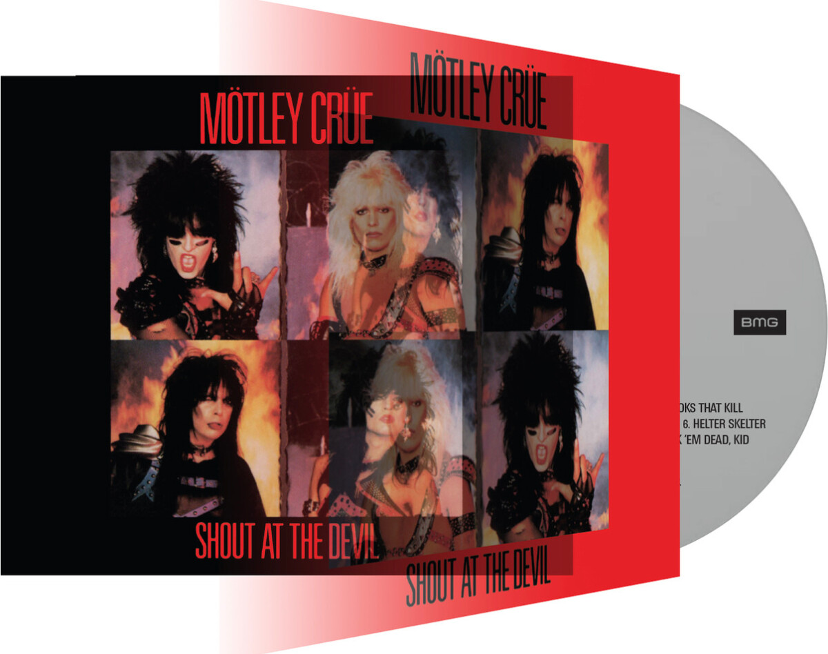 Mötley Crüe - Shout At The Devil - 3D Cover - Cd