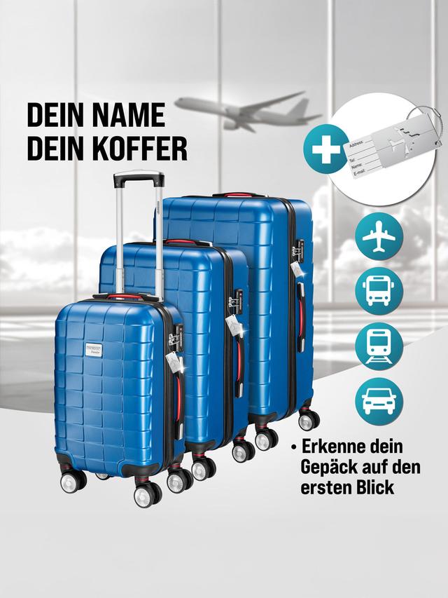 Komfortables reisen mit 3-teiligem Kofferset