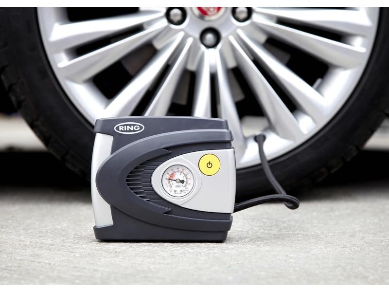 Ring Luftkompressor 12 V 7 bar Zum Befüllen von Autoreifen, Bällen und Luftmatratzen