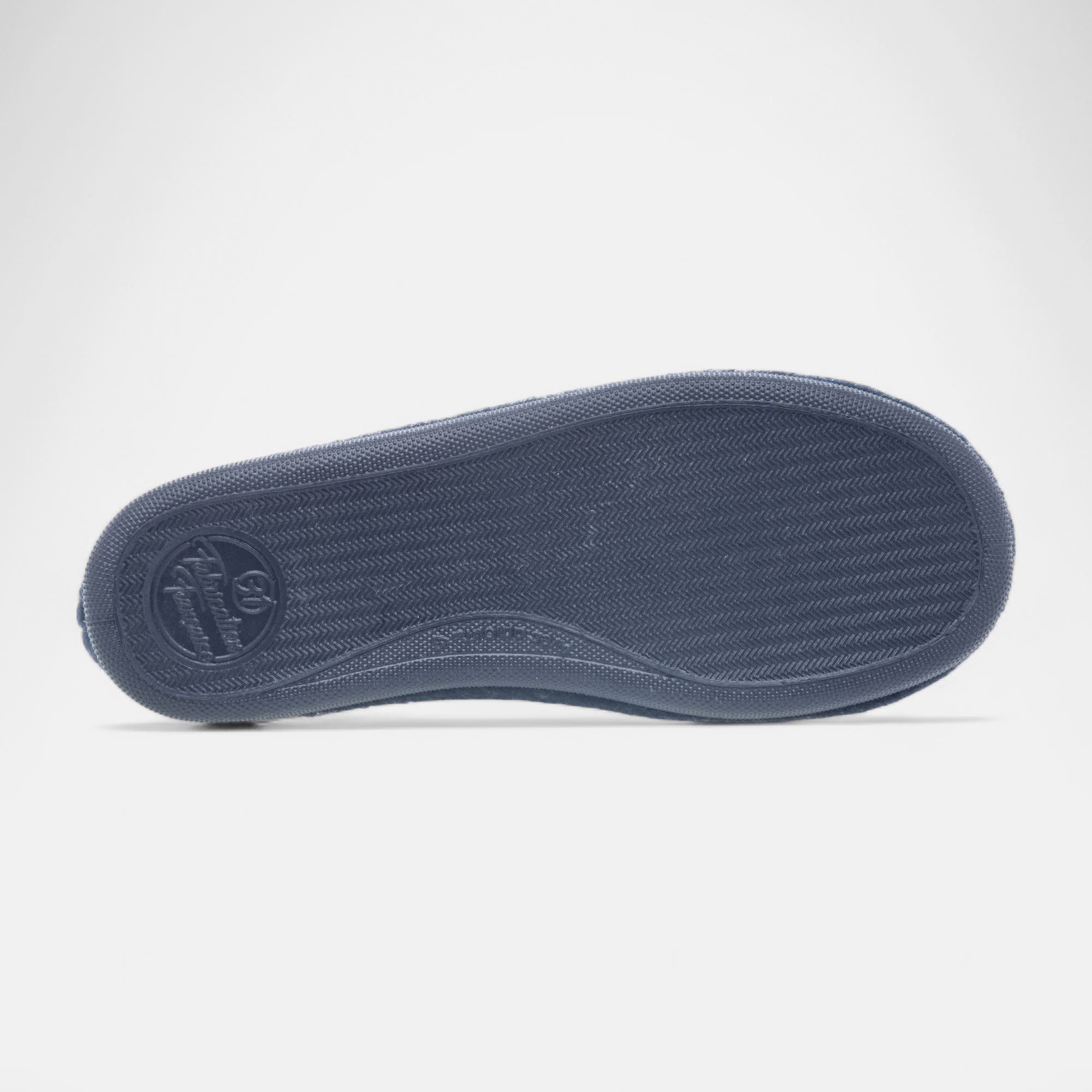 Pantoufles pieds sensibles Garçon bleu marine