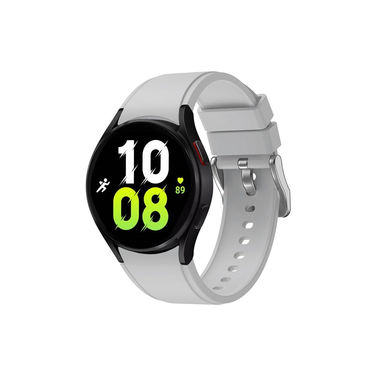 Silikon armbånd No-Gap Samsung Galaxy Watch 5 (44mm) - Lysegrå