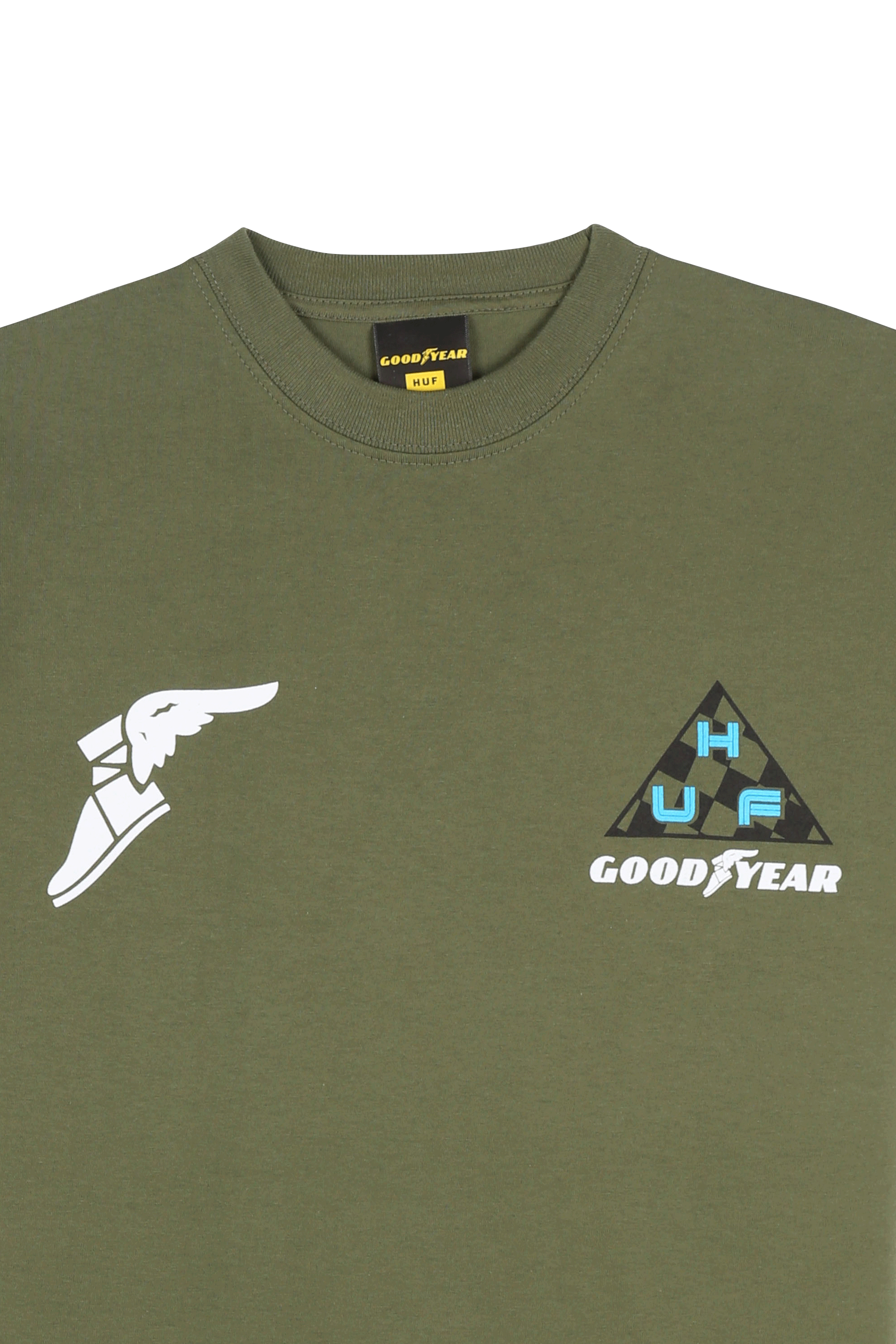 HUF t-shirt GRAND PRIX TT Vert