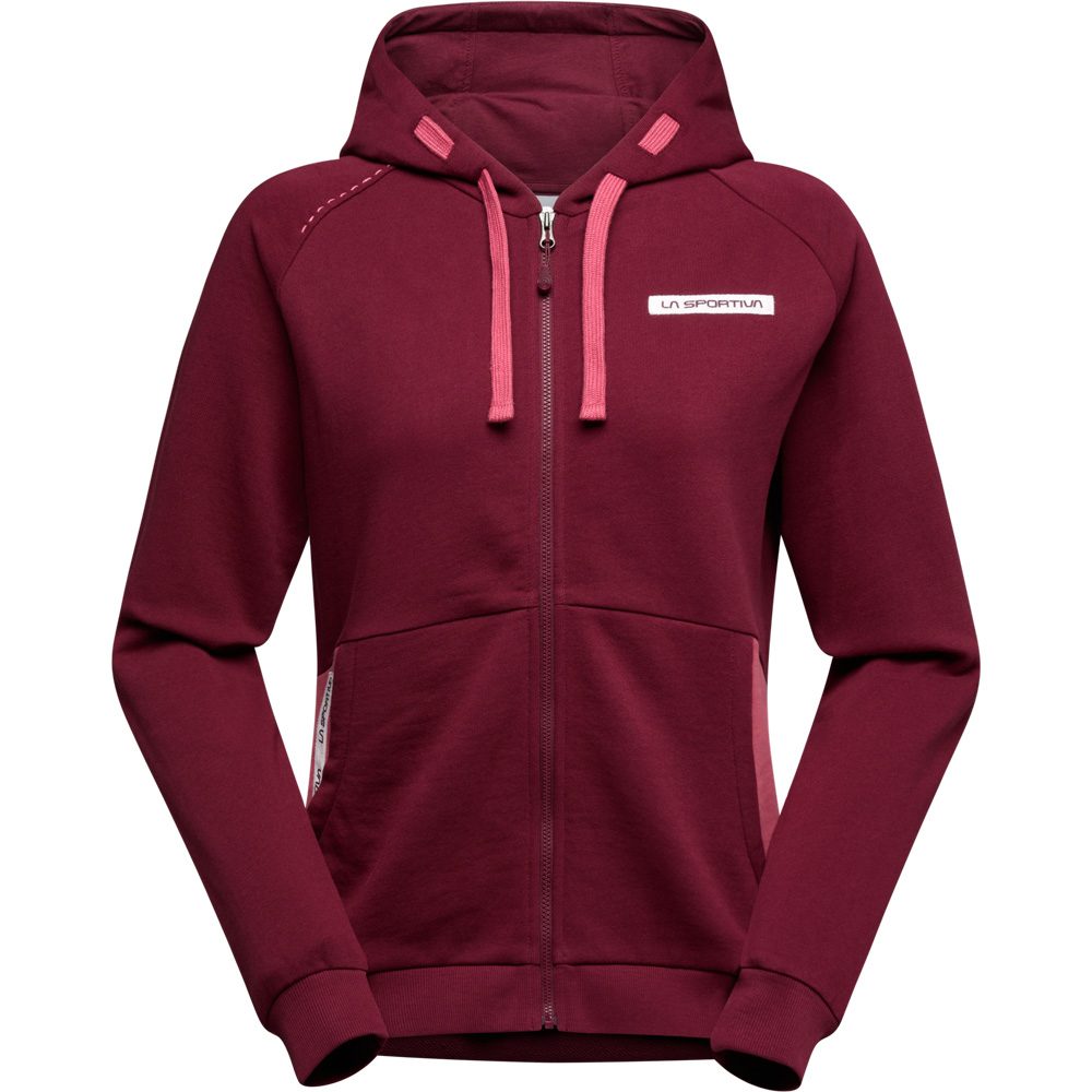 La Sportiva Kaos Sweatshirtjacke Damen redwood