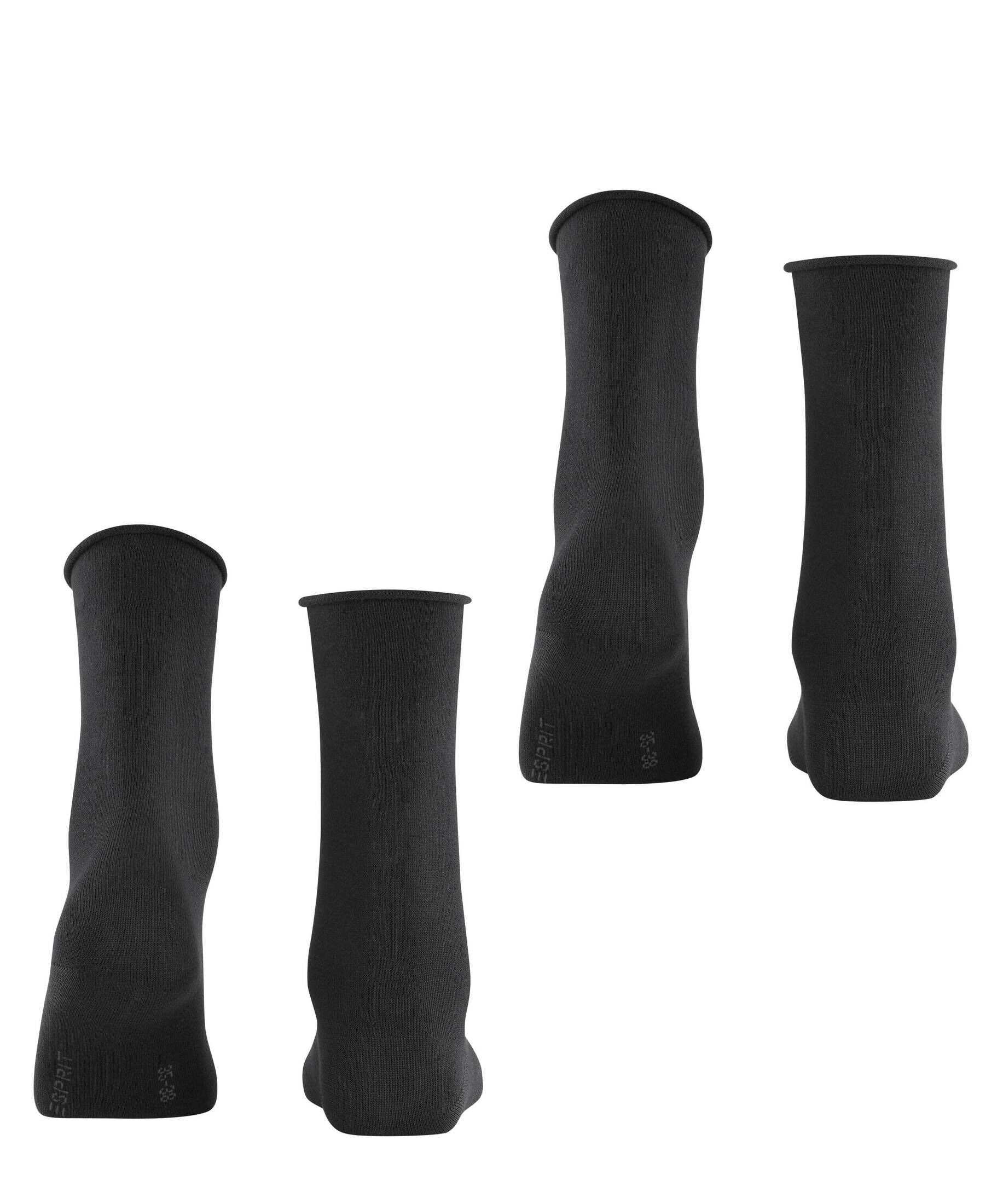Esprit| Damen Socken Basic Pure 2-Pack