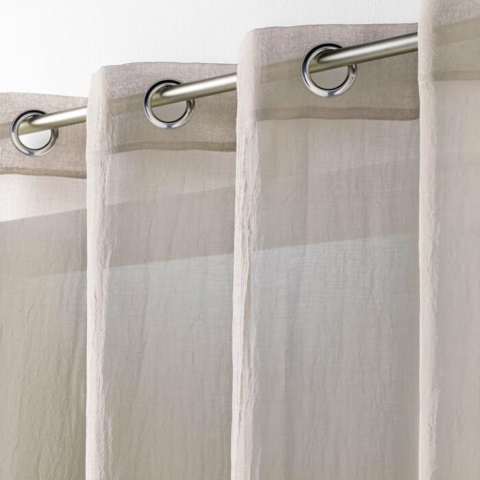 PANNEAU A OEILLETS 140X240CM TELMA TAUPE