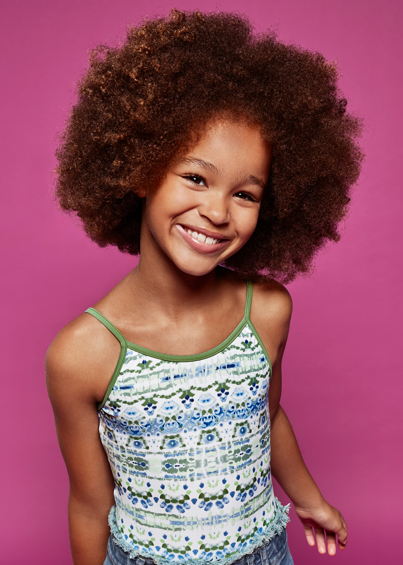 Maiô estampado para meninas