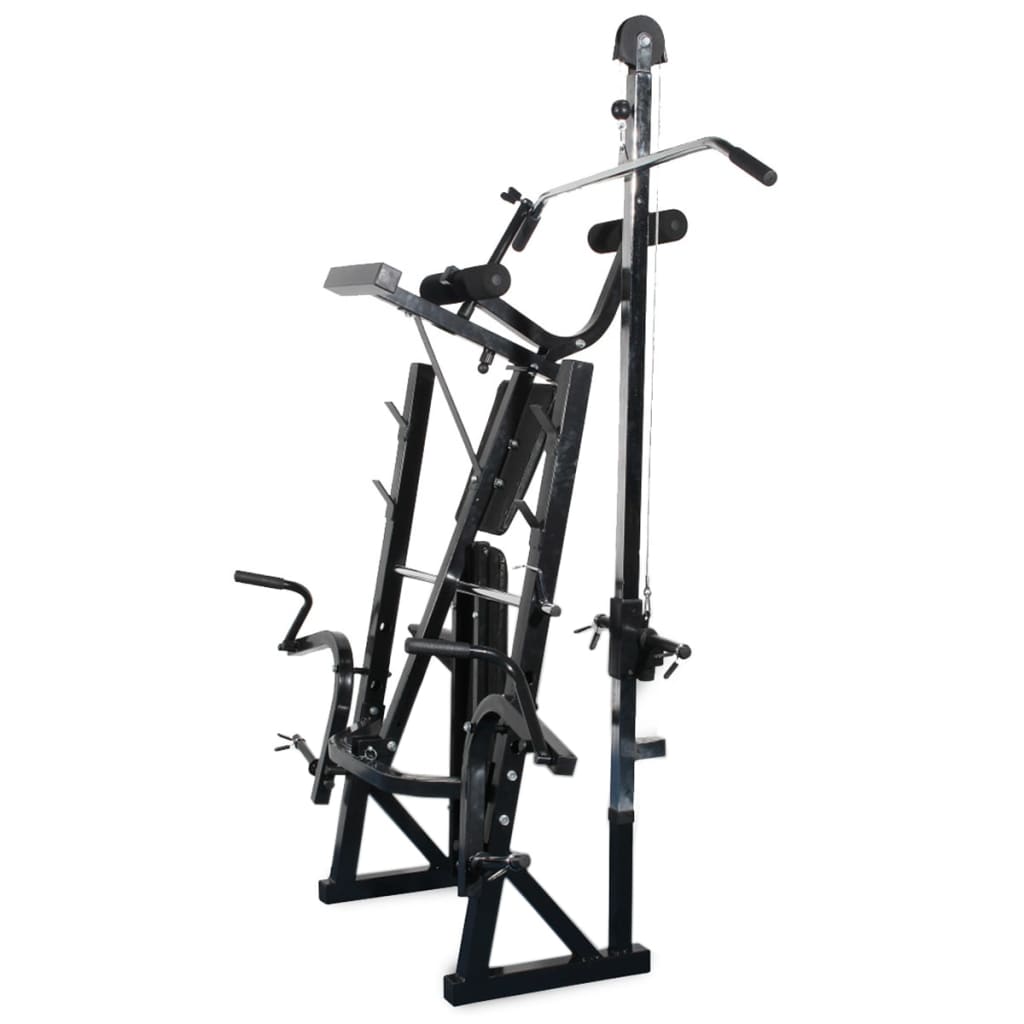 Banco de musculação Vidaxl com suporte para pesos, anilhas e halteres de 30,5 kg