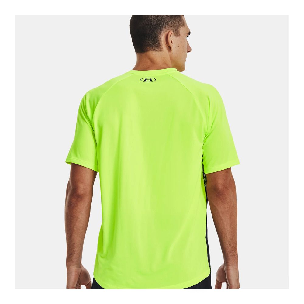 Under Armour UA TECH FADE - Maillot Homme lime surge/black/black