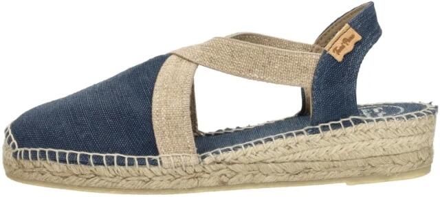 Toni Pons Verdi-V Dames Espadrilles Mari Blauw Canvas VERDIVmari
