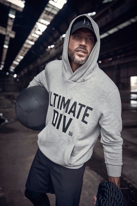 JAY-PI Hoodie, Fitness, Kapuze, Ultimate Print, Kängurutasche