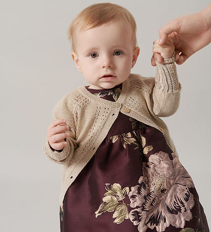 MarMar Kjole - Daelyna - Deep Mulberry Jacquard