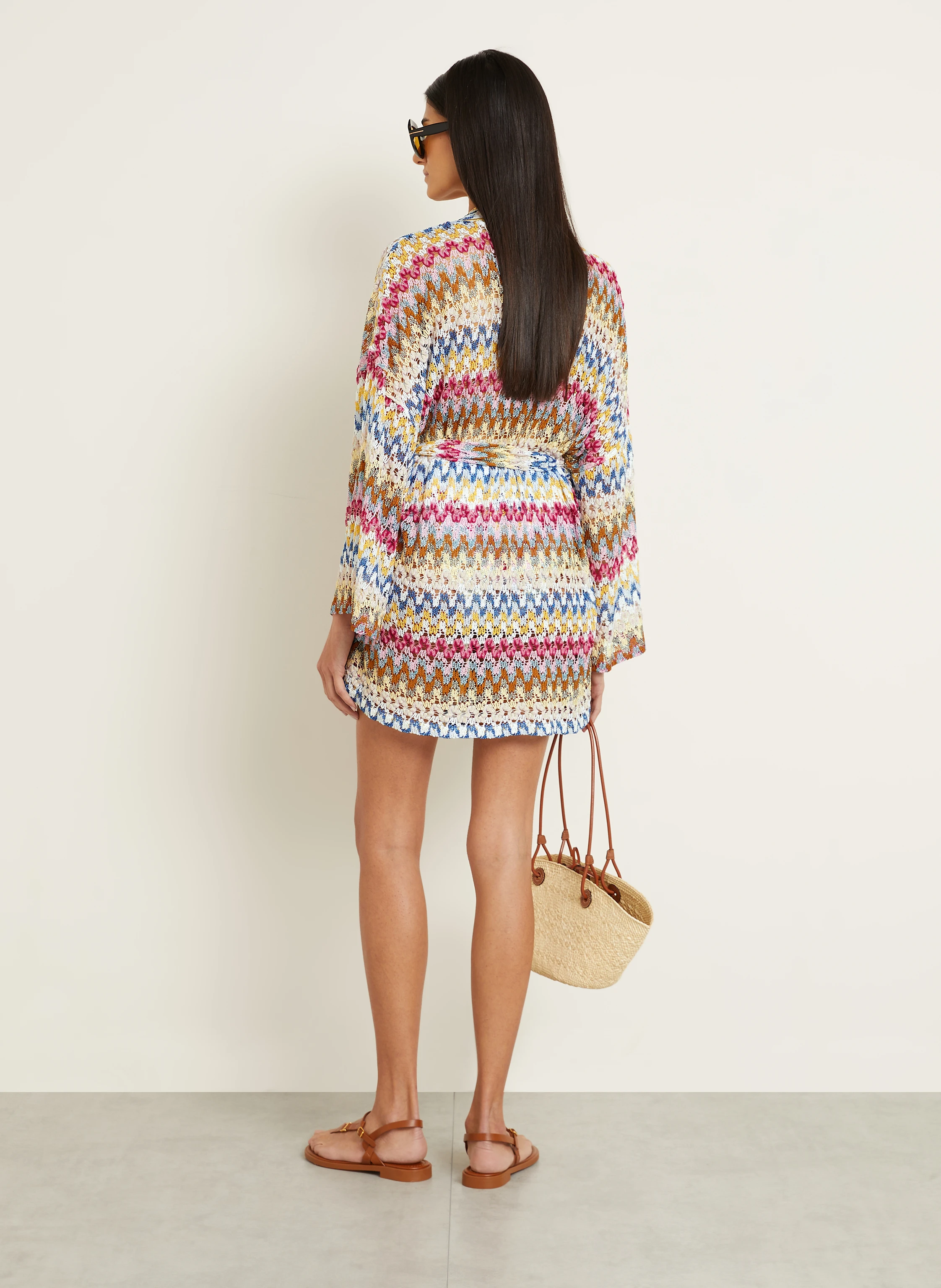 MISSONI Kimono mit Glitzergarn