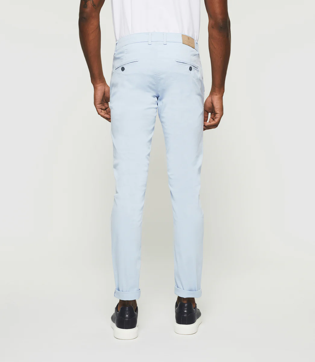 Pantalon slack casual bleu ciel PACHELOROUT