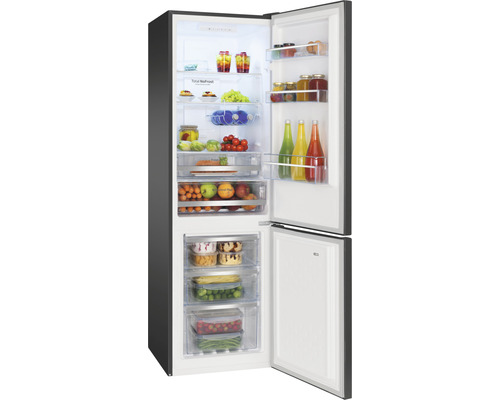 Amica KGC 15495 S koel-vriescombinatie, afmetingen (B x H x D): 54,5 x 180 x 59 cm, koelgedeelte: 180 l, vriesgedeelte: 70 l