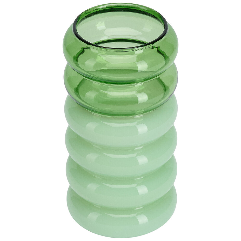 Design Letters  Bubble 2-in-1 vase & lysestage, grøn - H13,5 cm