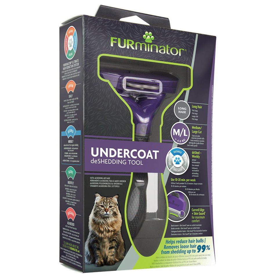 Furminator - Kat Langhåret Large