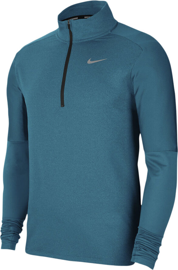 Nike Dri Fit 1 2 Zip Lobetroje Blå