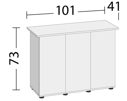 Juwel SBX Rio 180 aquariumkast, 101x41x73 cm, zwart