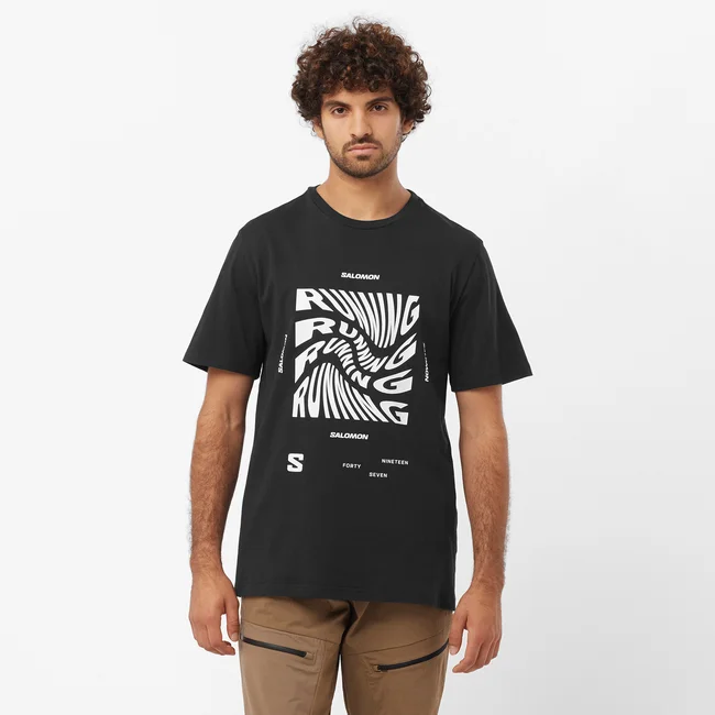 RUNNING GRAPHIC  Kurzarmshirt Herren