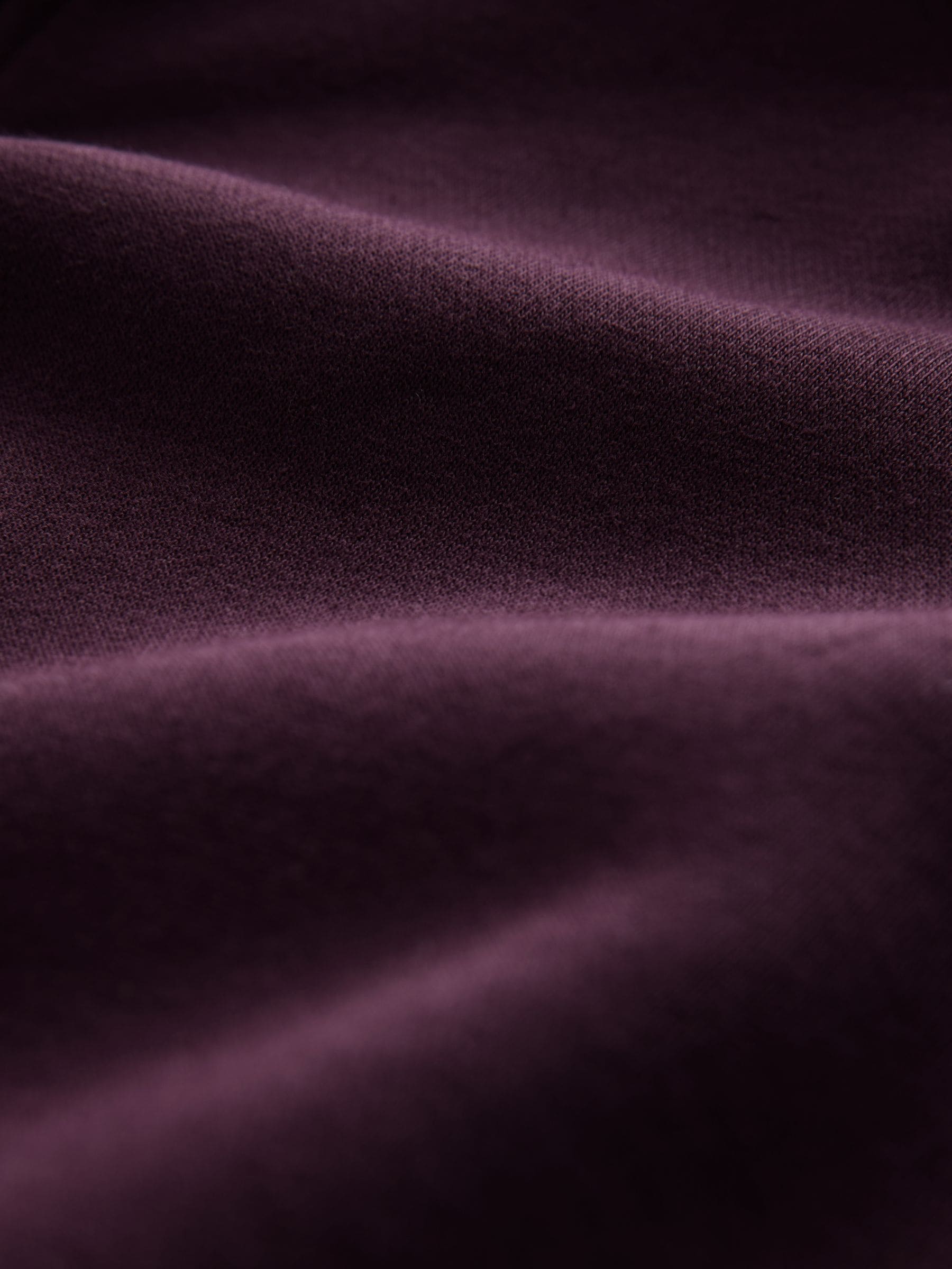 Bordeauxrood - Cotton Rich Heavyweight Jersey Full Zip Hoodie