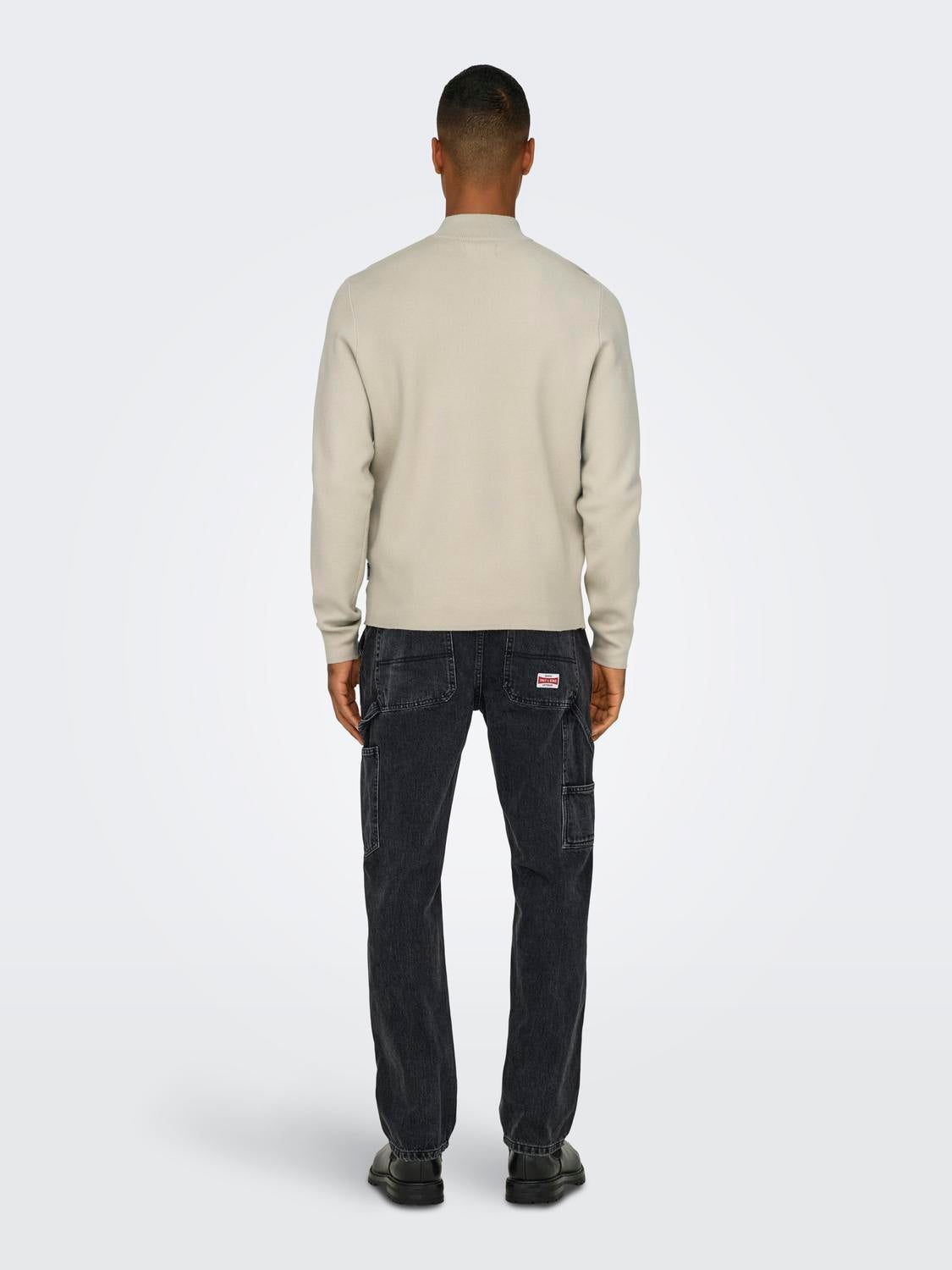 ONSCOOPER Pullover Silver Lining