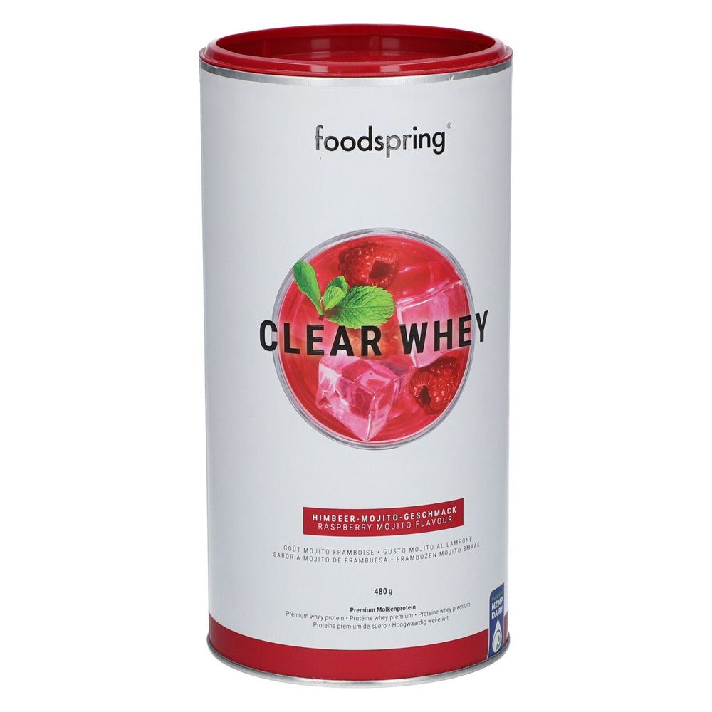 foodspring® Clear Whey Himbeere Mojito
