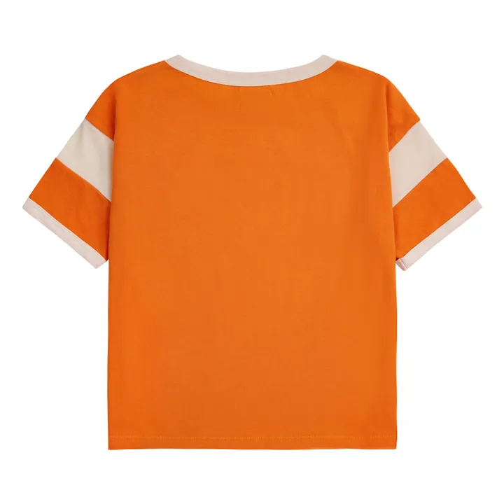 Bobo Choses T-Shirt Coton Bio Bicolore | Orange
