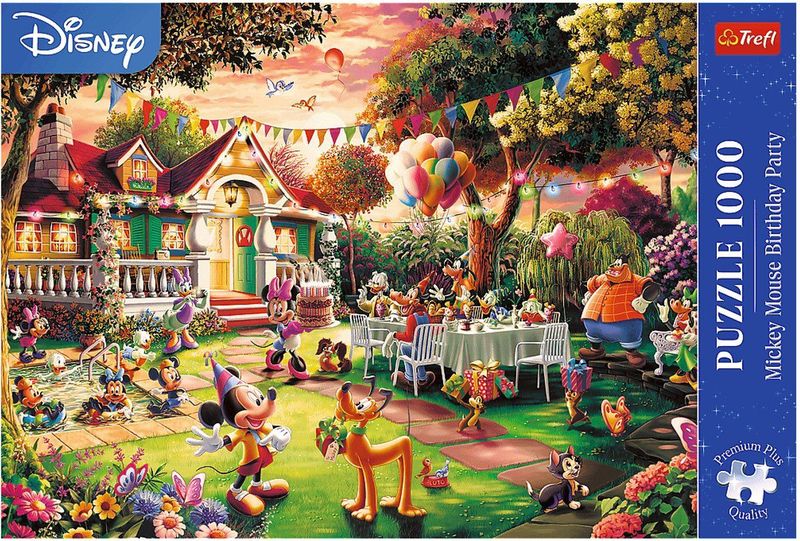 Trefl - Premium Plus Quality - Mickey Mouse - 1000 stukjes - Karakterpuzzel voor Volwassenen en Kinderen vanaf 14 Jaar