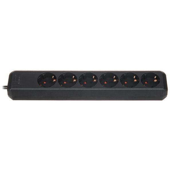 Brennenstuhl Eco-L 6 Way Split 1,5m BK