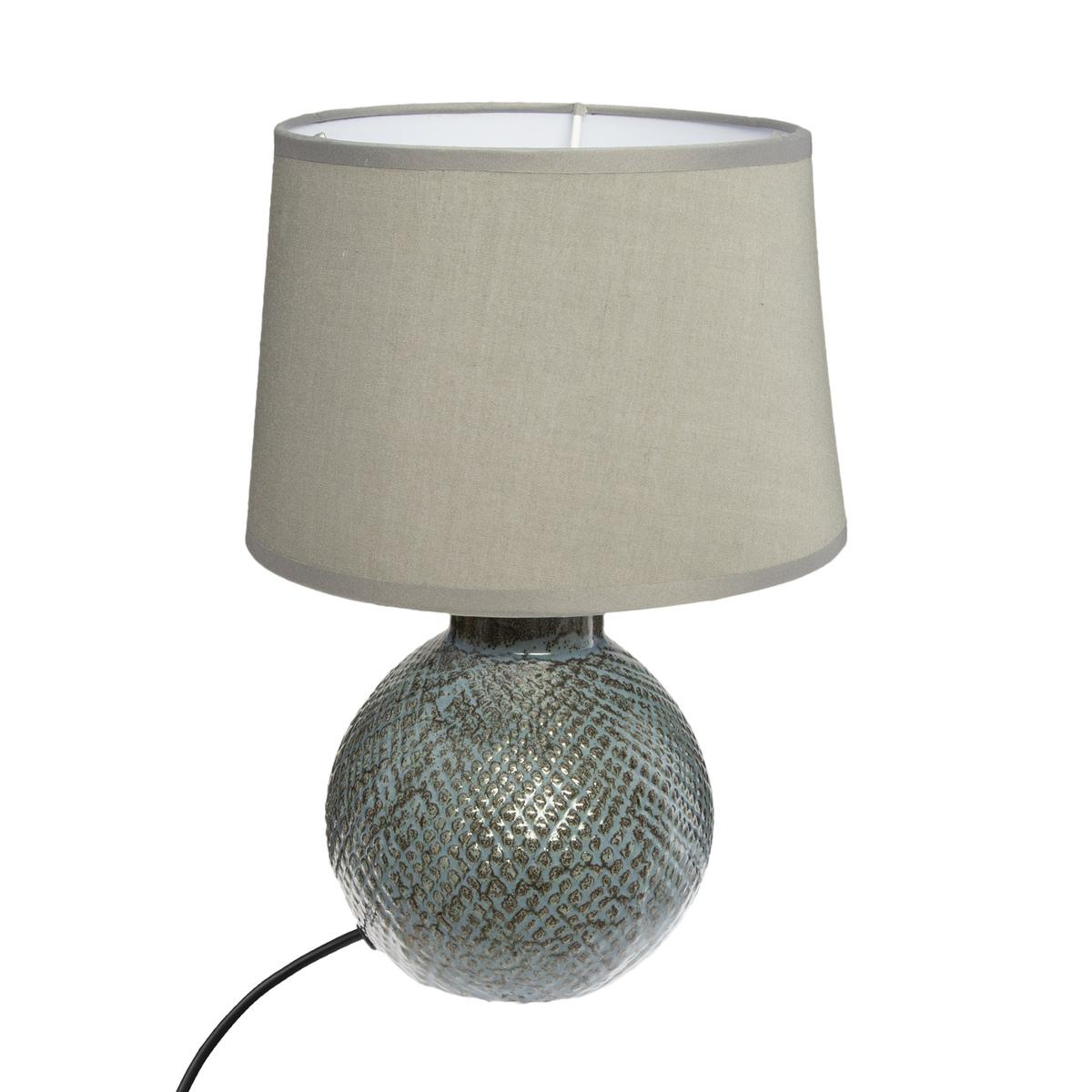 LAMPE CERAMIQUE BOULE H.28.5CM