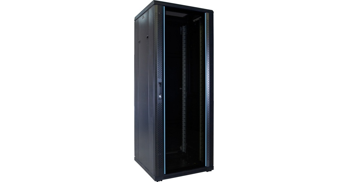 DSI32U serverkast met glazen deur - DS6632 server rack  (Zwart, 600 x 600 x 1600mm)