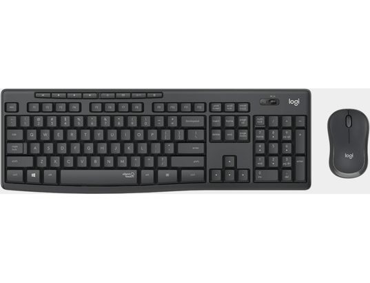 LOGITECH - Clavier souris sans fil Ensemble clavier et souris MK295 graphite (FR)