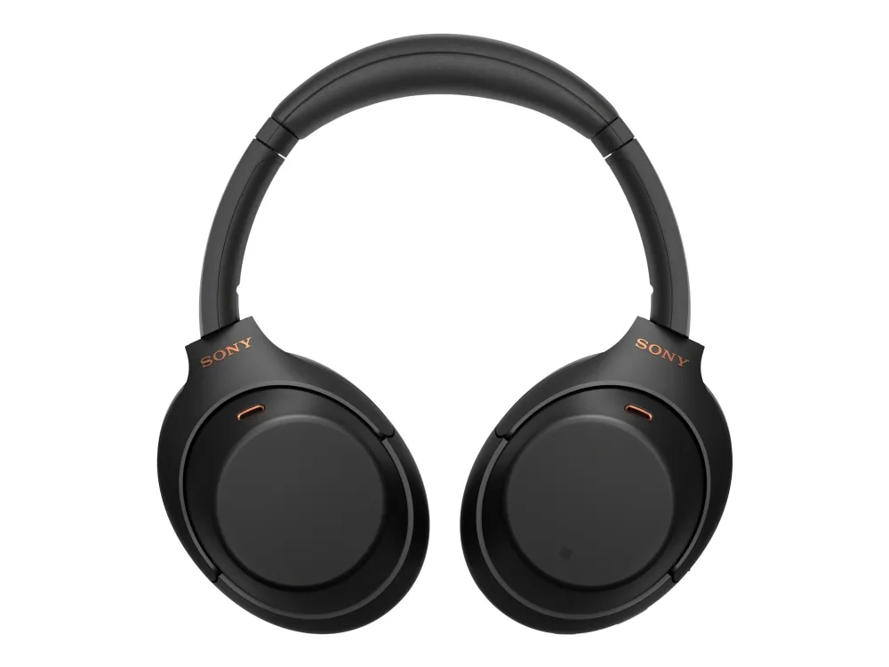 Sony WH-1000XM4 - Hovedtelefoner med mik. - fuld størrelse - Bluetooth - trådløs, kablet - NFC - aktiv støjfjerning - 3,5 mm jackstik - sort