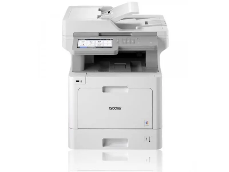 Brother MFC-L9570CDW - Multifunktionsprinter - farve - laser - A4/Legal (medie) - op til 31 spm (udskriver) - 300 ark - 33.6 Kbps - USB 2.0, Gigabit LAN, Wi-Fi(n), USB vært, NFC - med Brother PRINT AirBag til 400.000 sider