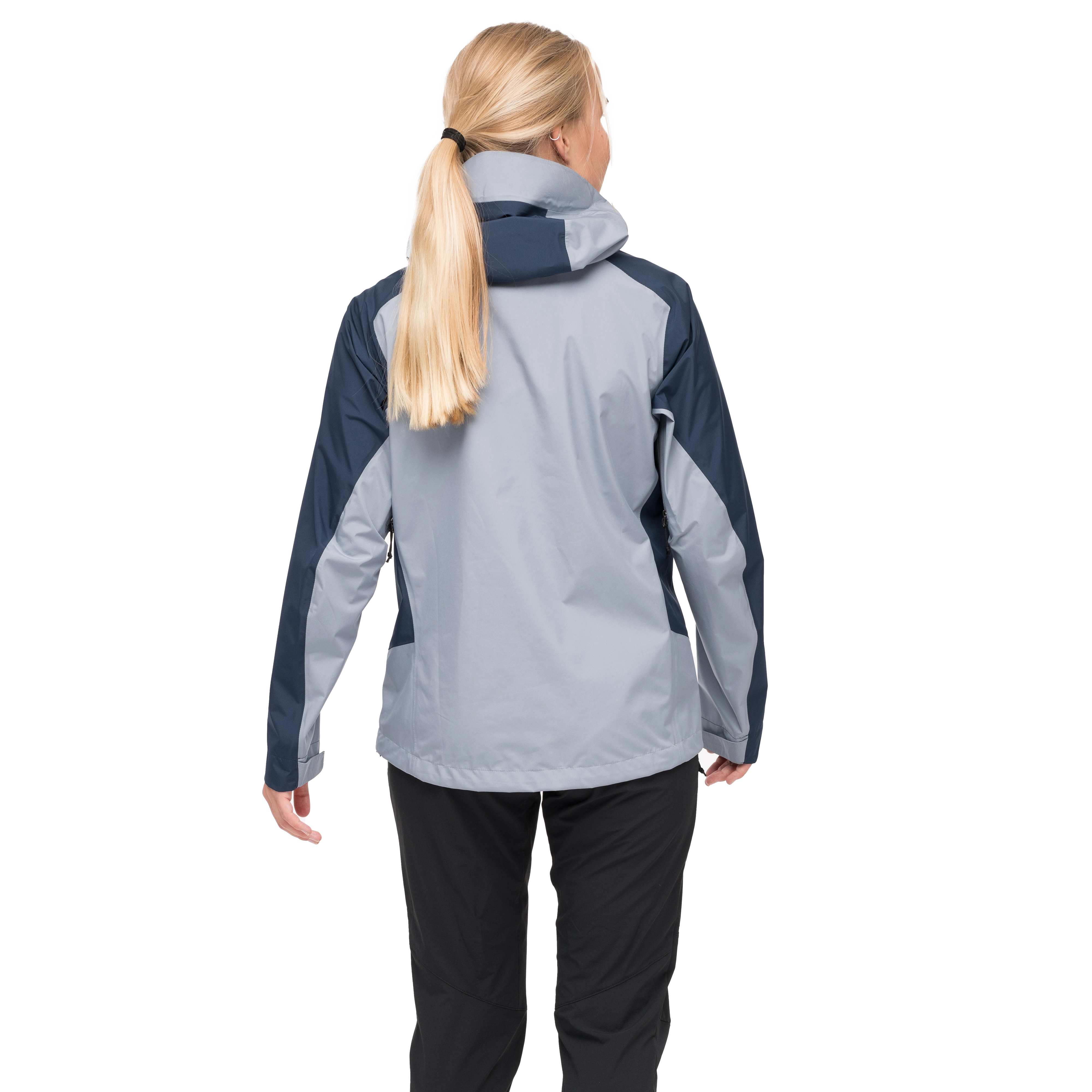 Vaagaa Light 3L Shell Jacket Women Husky Blue / Navy Blue