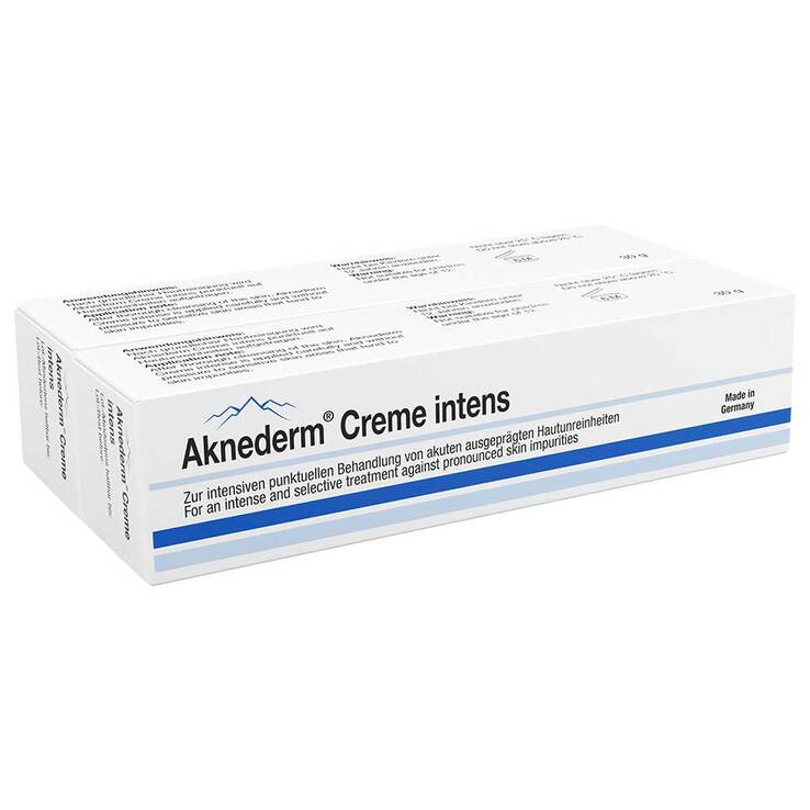 Aknederm Creme intens, 2X30 g