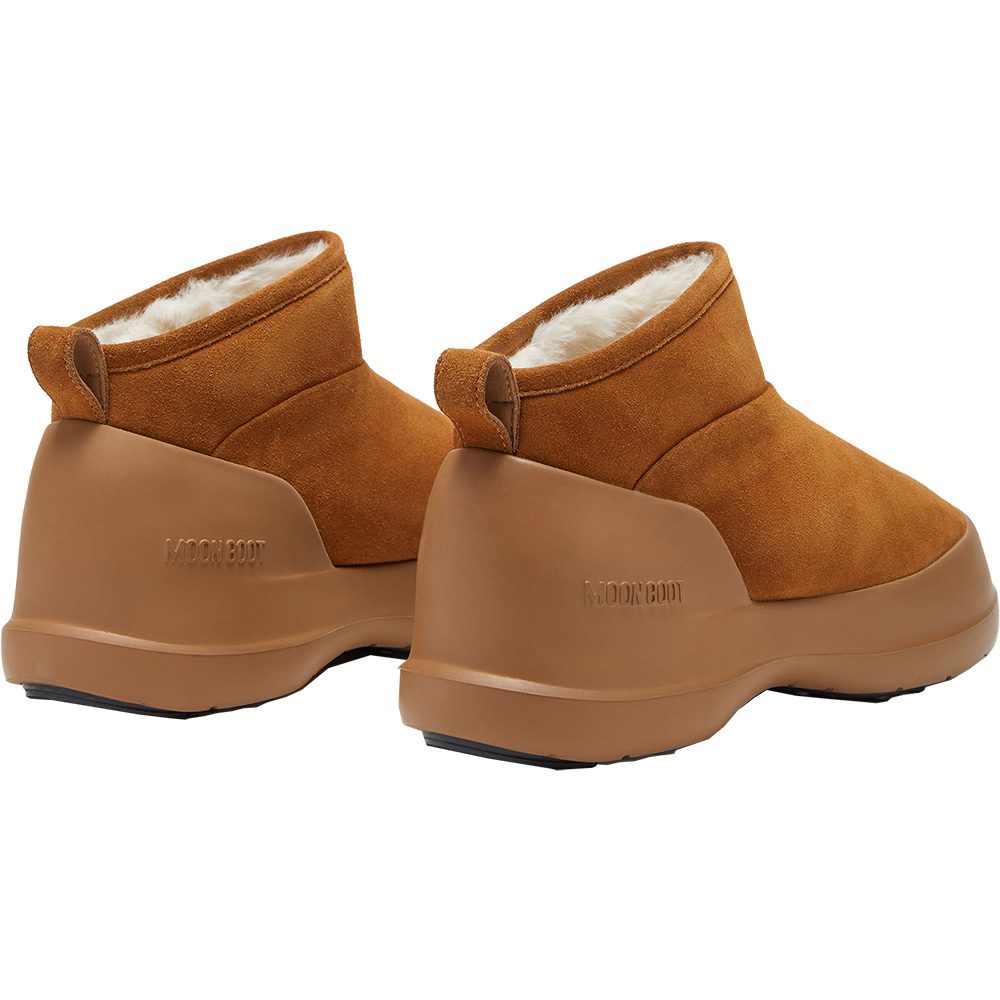 Moon Boot Luna Low Suede Boots Damen cognac
