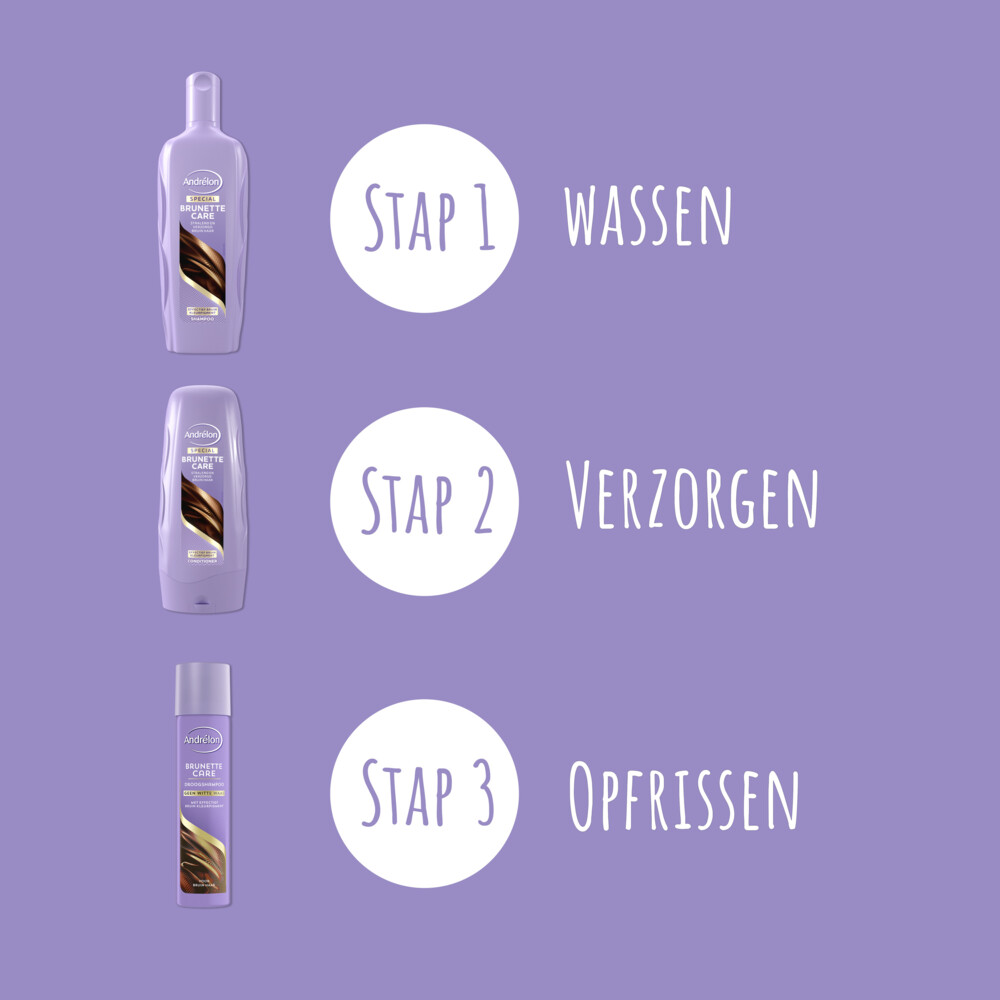 6x Andrelon Shampoo Brunette Care300 ml