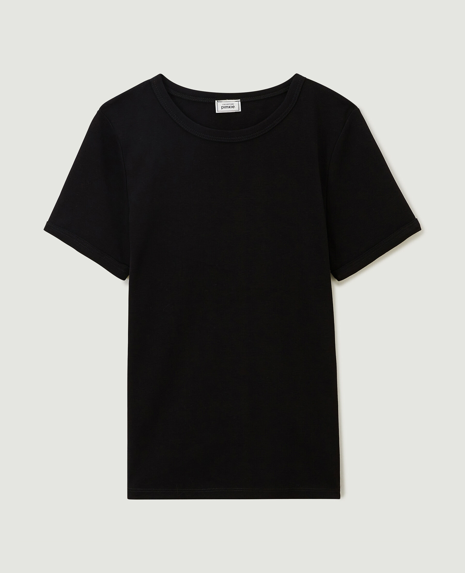 T-shirt col rond - Noir