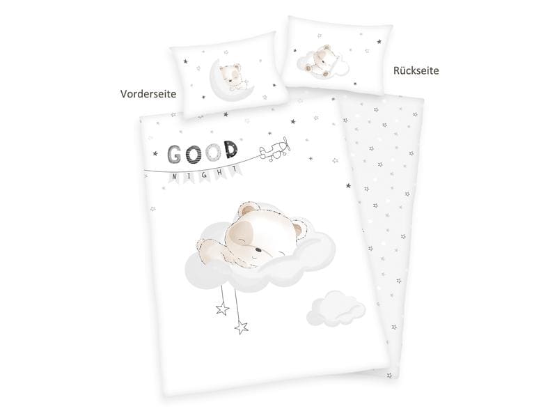 Herding Kinderbettwäsche Sleeping little Bear 100 x 135 cm Bettwäsche für Kinder