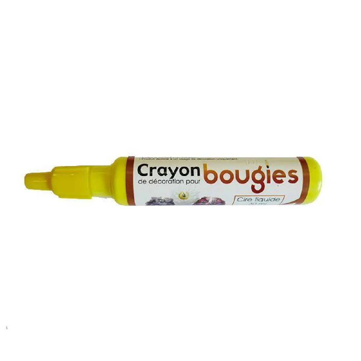 Graines Créatives Crayon cire liquide jaune