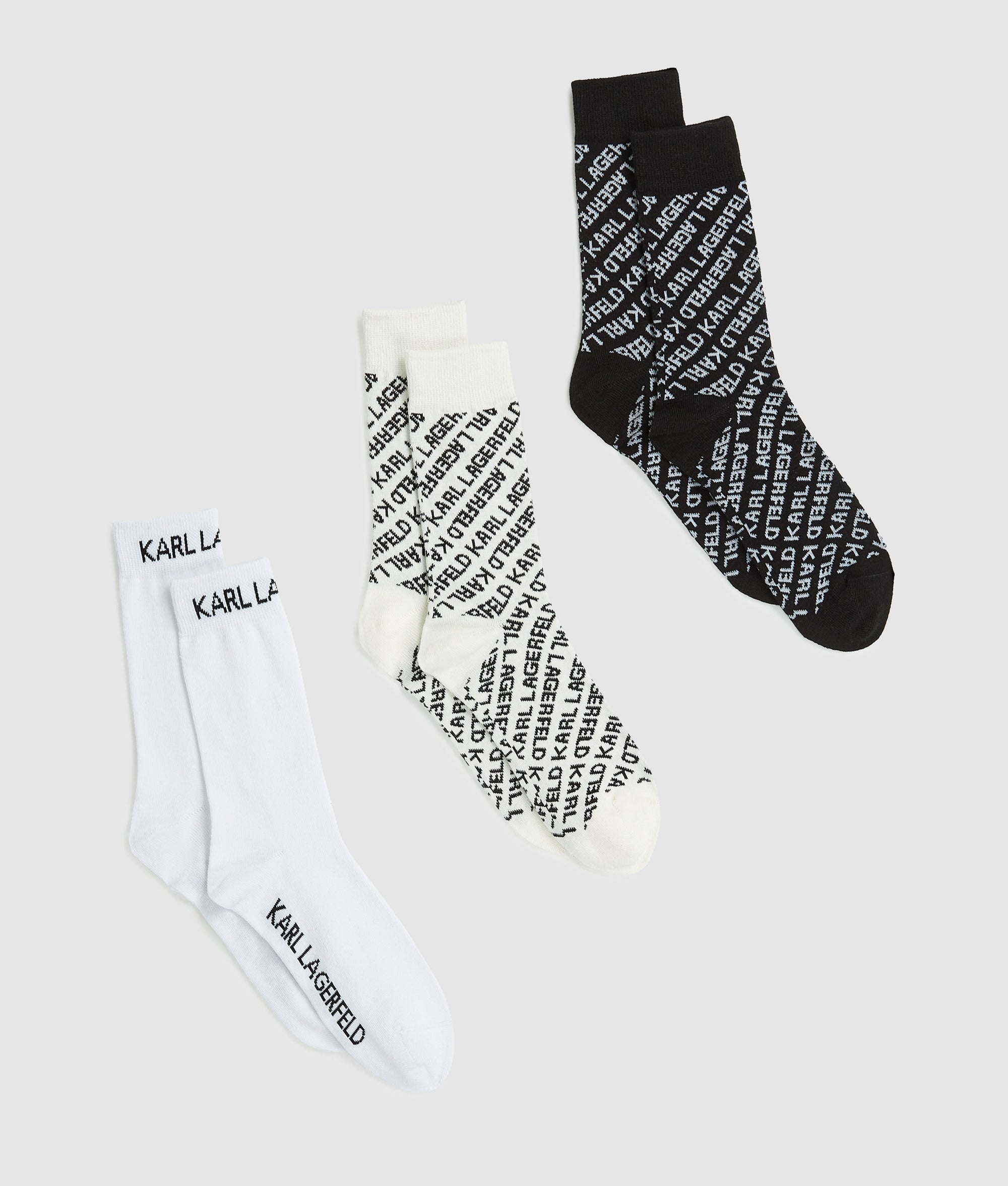 Sokken met all-over logo – 3 paar