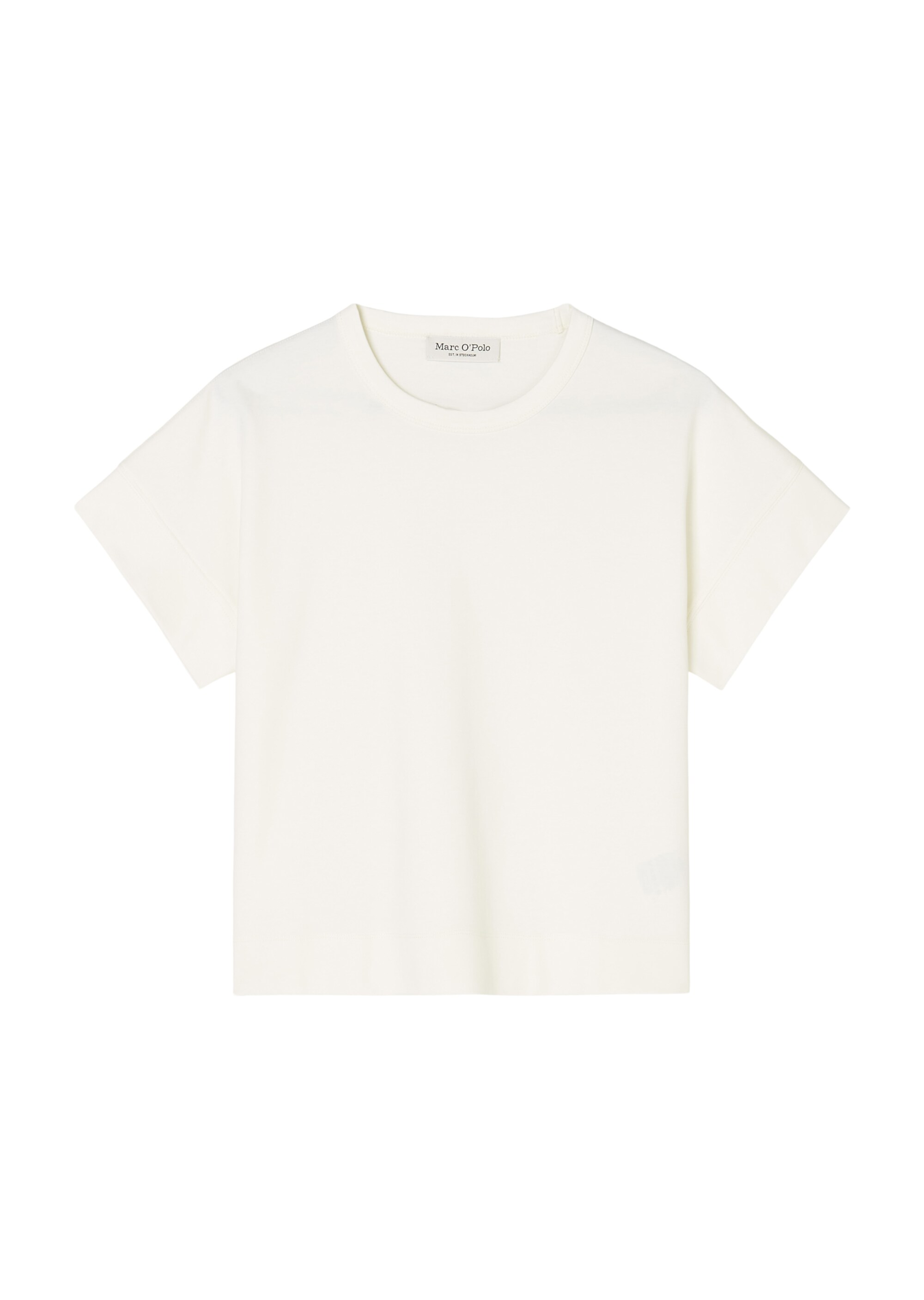 Kurzarm-T-Shirt regularaus Interlock-Jersey