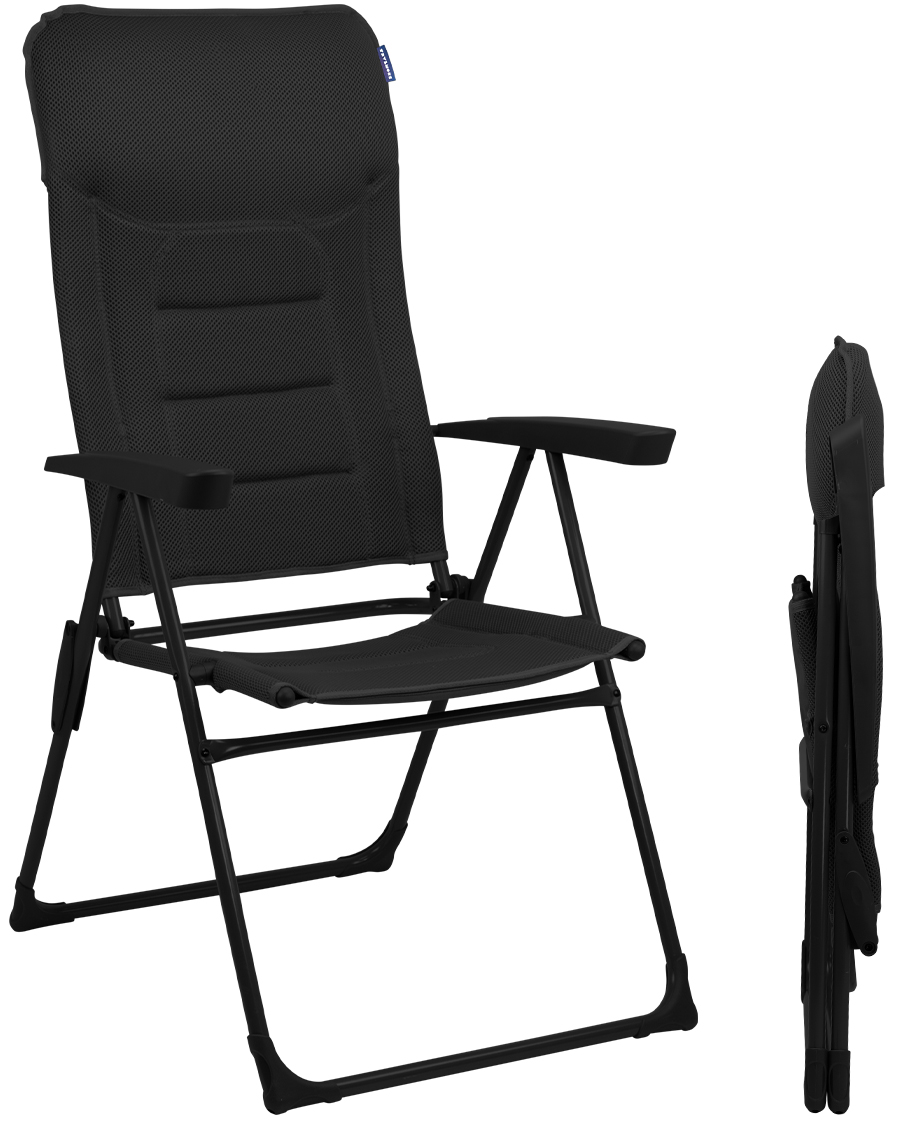 TRVLMORE 7 standen campingstoel - Black