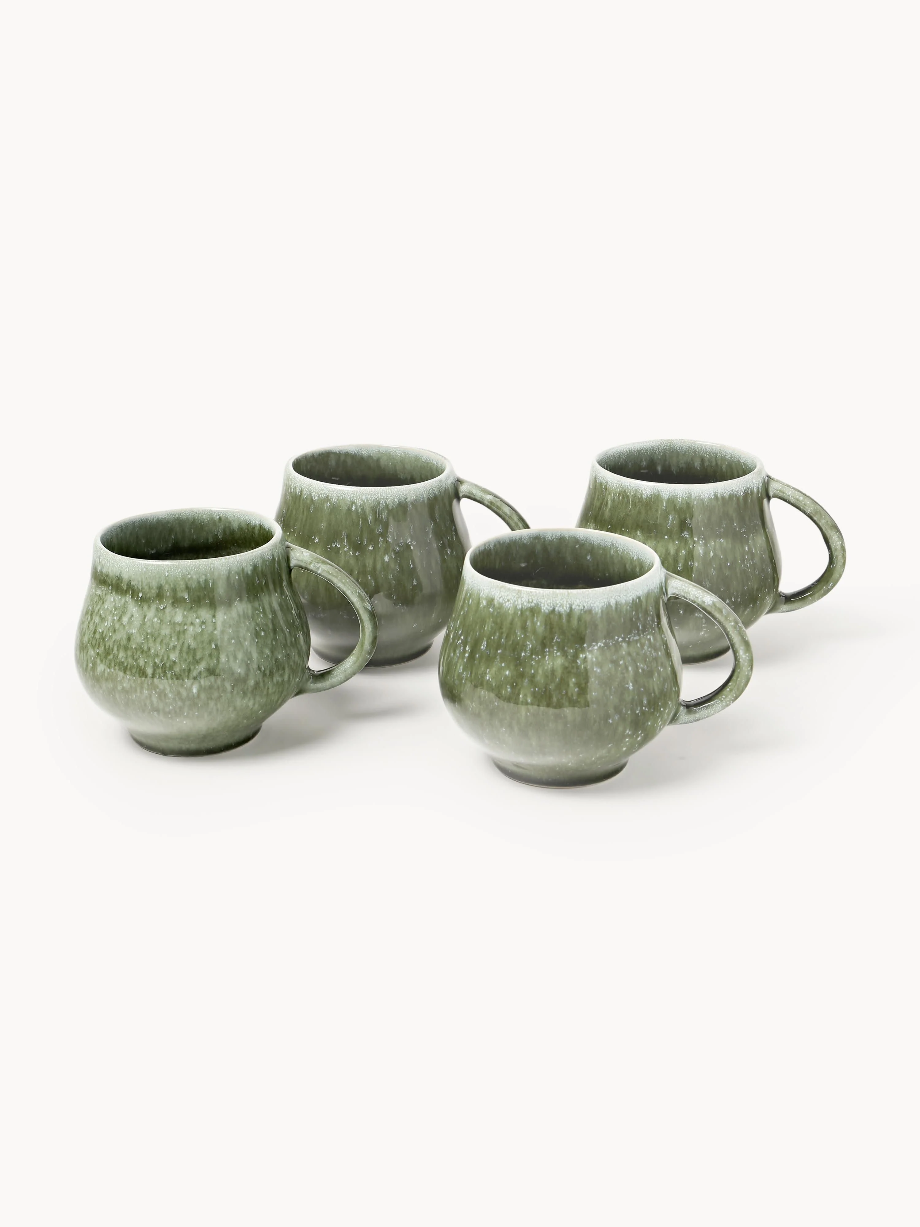 Handgemaakte XL mokken Macey, 4 stuks